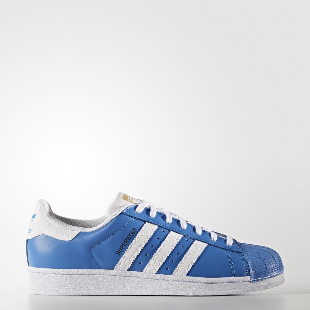 Adidas Superstar - Originals ανδρικα - Μπλε/Γκρι/Ασπρα,Μέγεθος: EU 36 – 54 2/3 (210HJMOI)